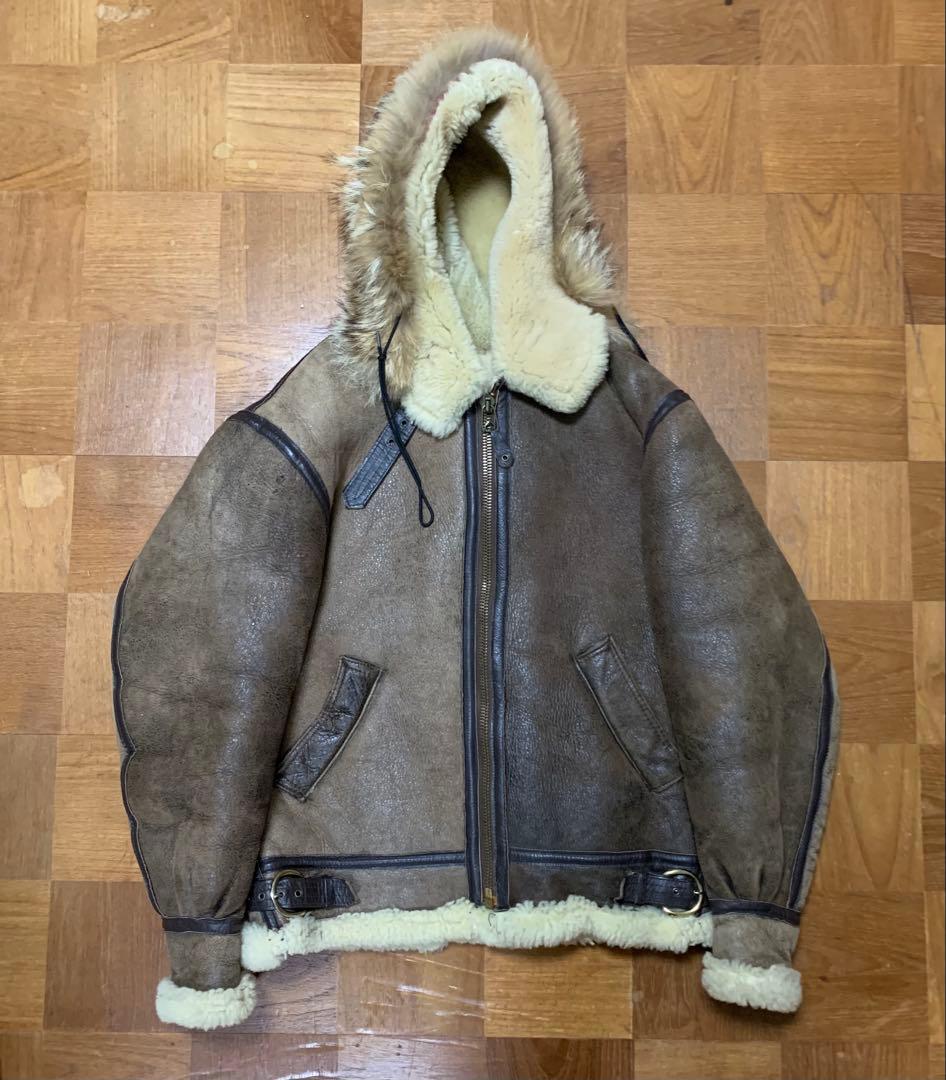 USA製 古着 B-3 ムートンフライトジャケット サイズ36