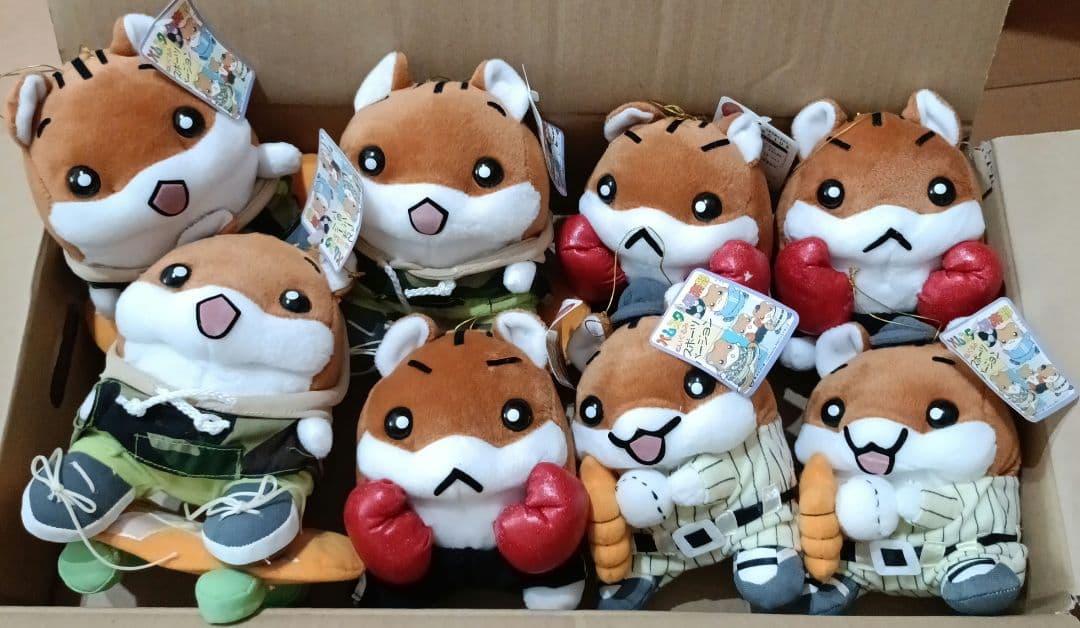 レア希少★ハムスター倶楽部★スポーツバージョン★レトロ★当時物★ぬいぐるみ★8体