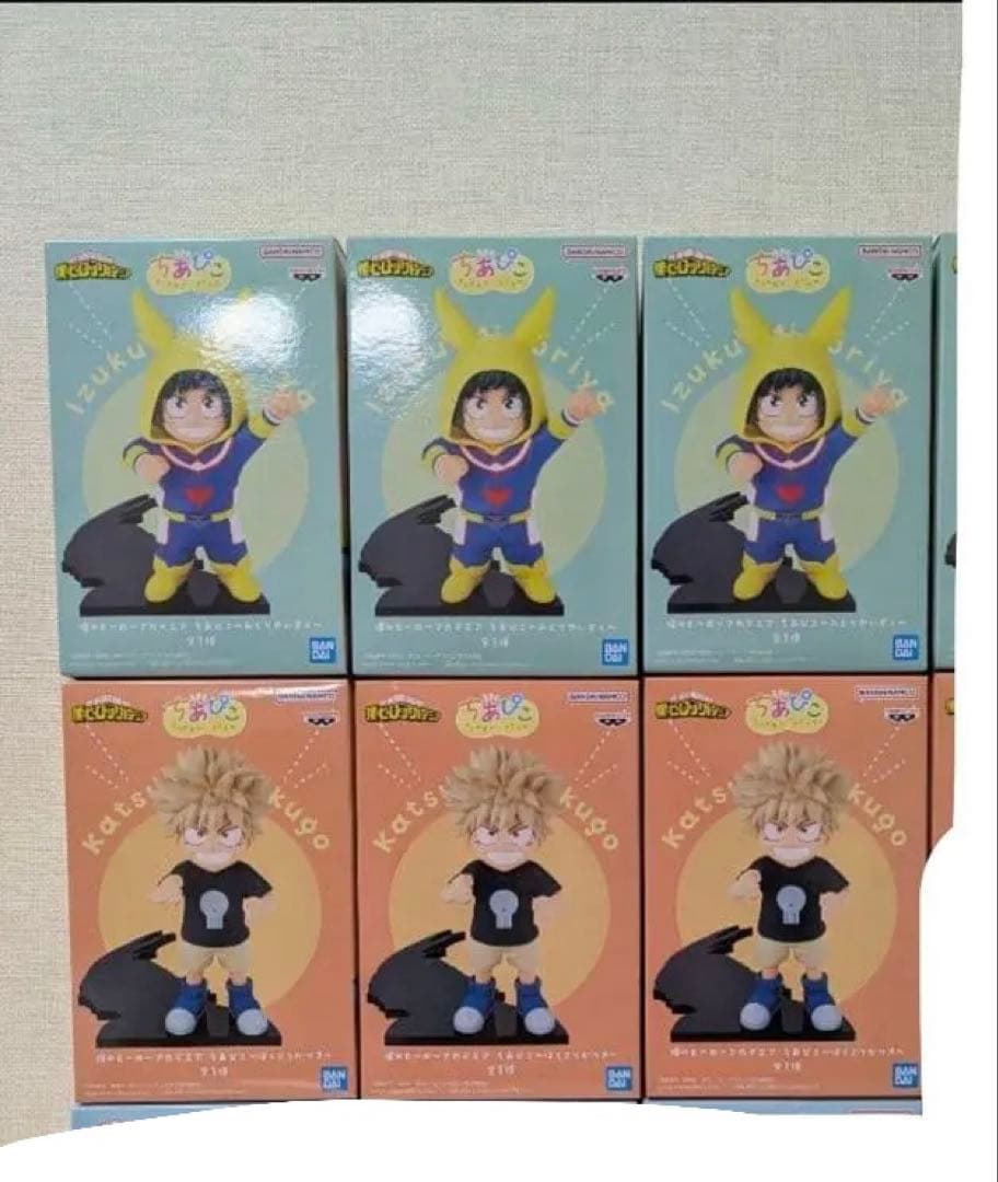 ヒロアカ　フィギュア　ちあぴこ　みどりやいずく　ばくごうかつき　とどろきしょうと