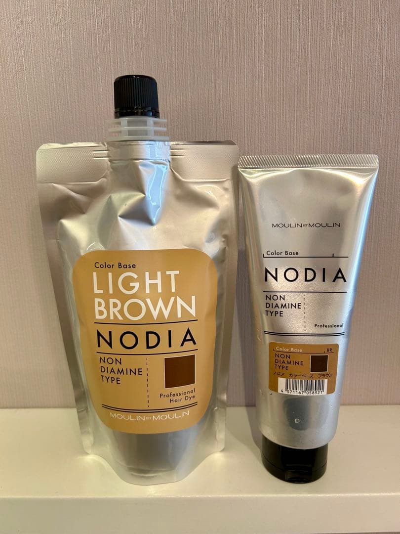 ノジア ノンジアミンタイプ ライトブラウン400g＆ブラウン200g