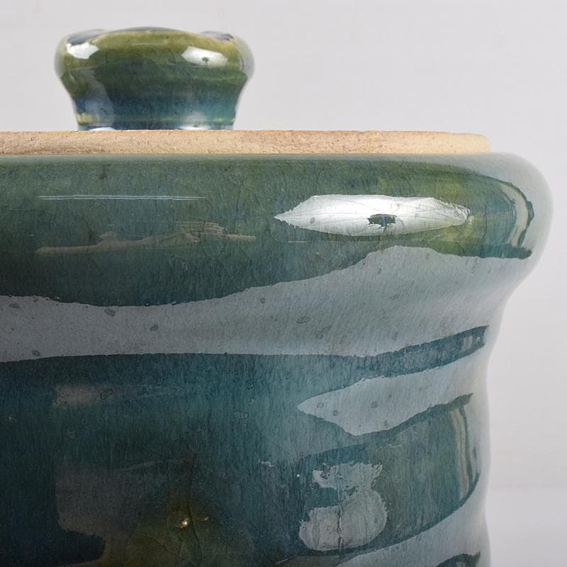 北大路魯山人作 青織部 木槌水指 黒田陶々庵極め箱 D R8875B - メルカリ