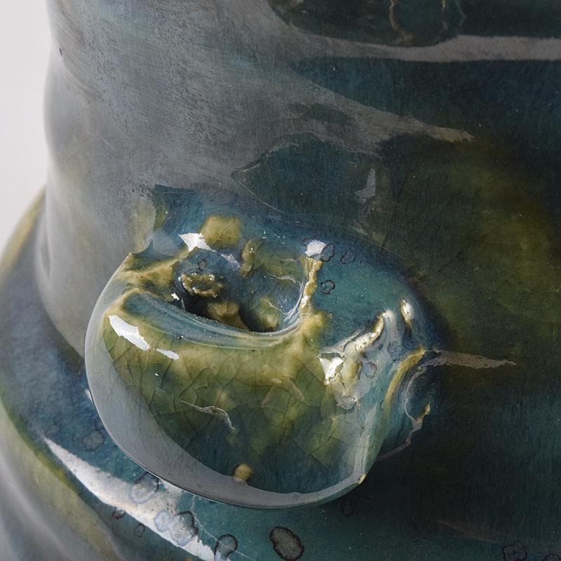 北大路魯山人作 青織部 木槌水指 黒田陶々庵極め箱 D R8875B - メルカリ