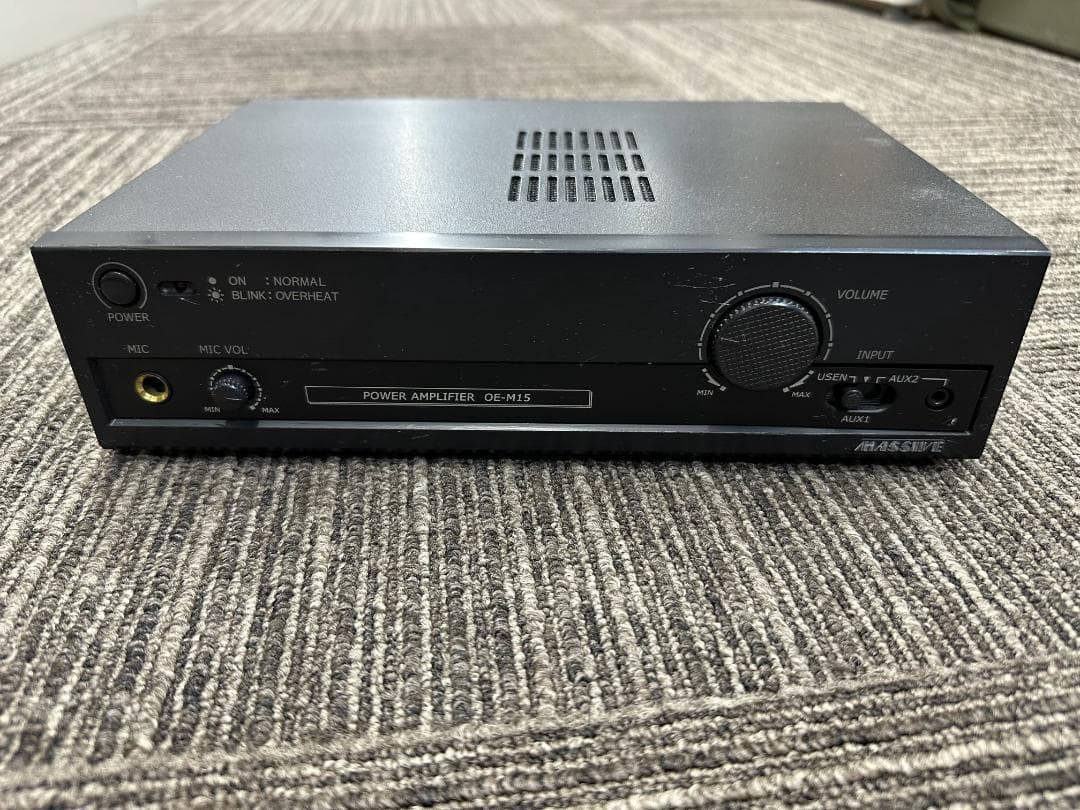 中古】オースミ電機 OE-M15 モノラルパワーアンプ 🏌