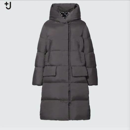 も*こ様 ユニクロ+J　ジルサンダー　JIL SANDER　ロングダウン　チャコ