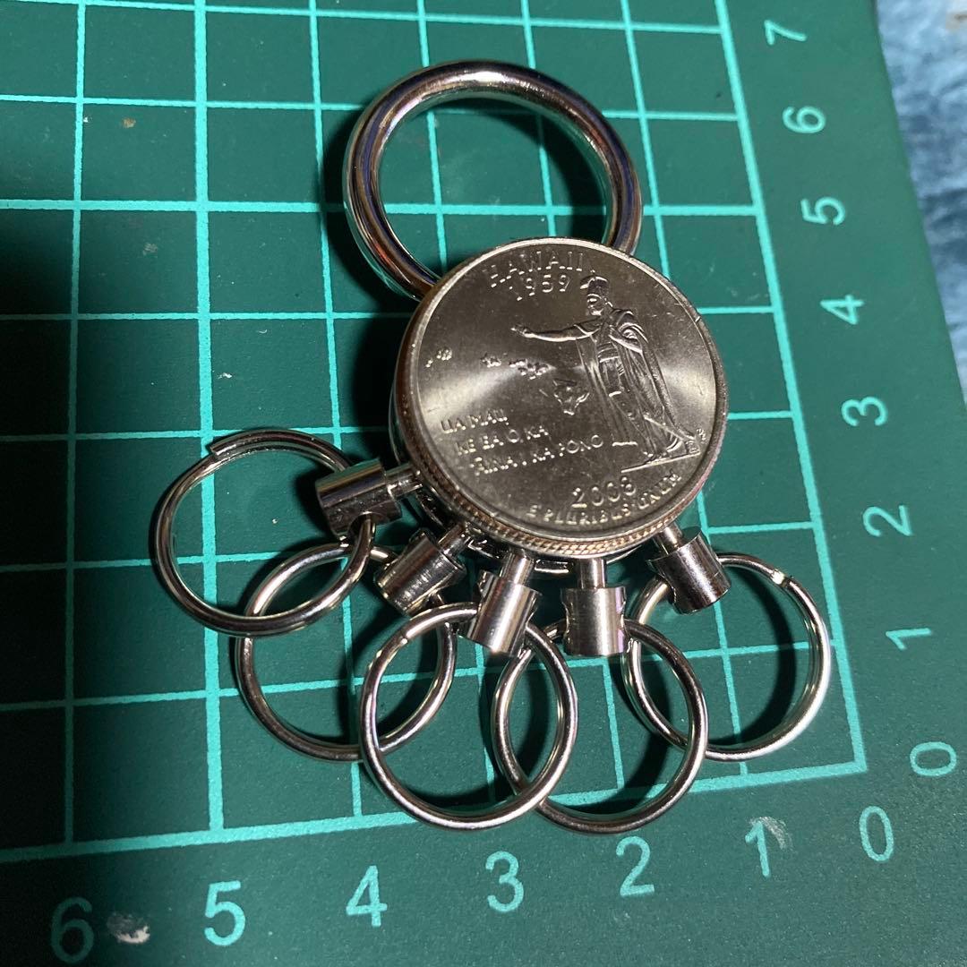 キーホルダー　Oリング　リバティ　ハワイ