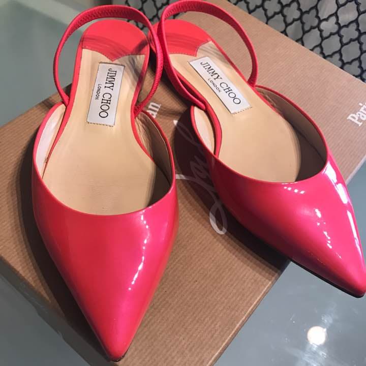 ジミーチュウ☆*:.。. ☻エナメルピンク36.5 ジミーチュウ☆*:.。. ☻エナメルピンク36.5 ジミーチュウ