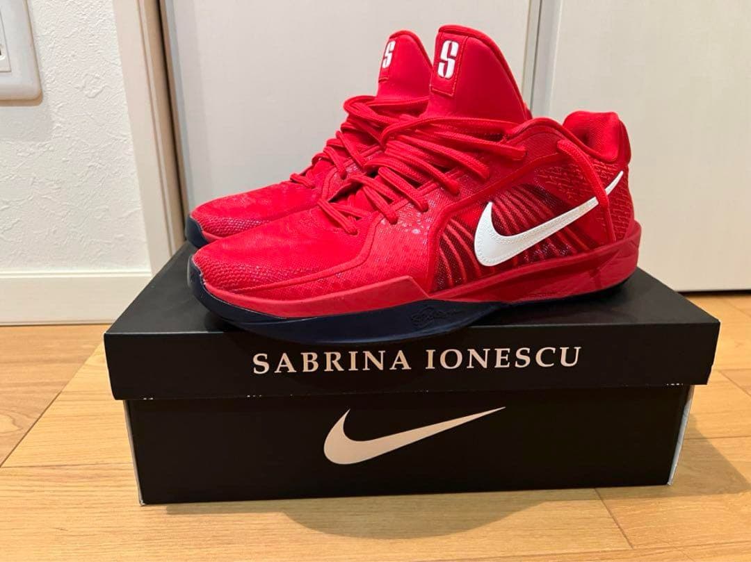 Nike Sabrina2 バスケットボールシューズ レッド