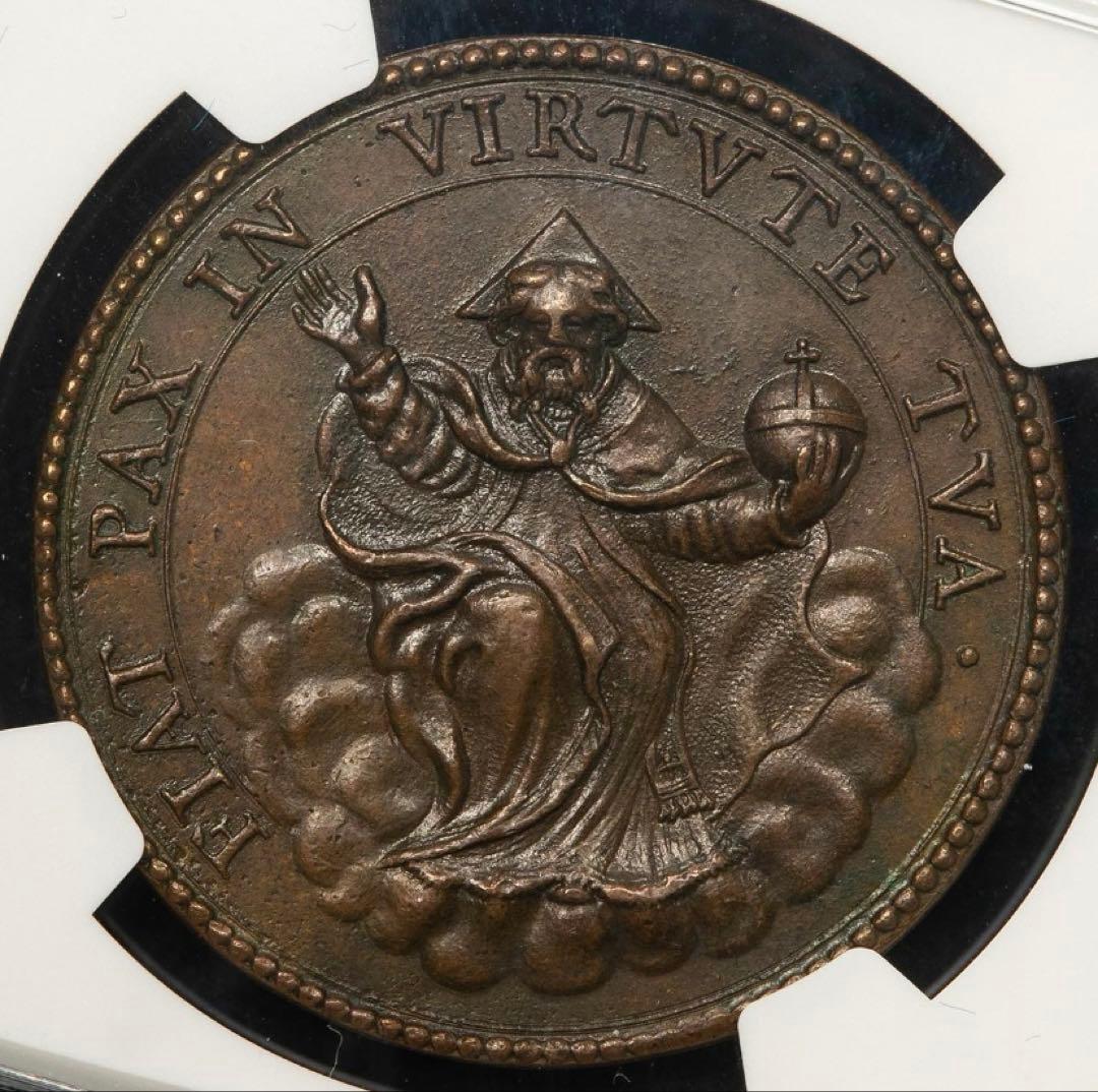 値下げ❗️NGC唯一鑑定&TOP POP❗️イノケンティウス10世ブロンズ