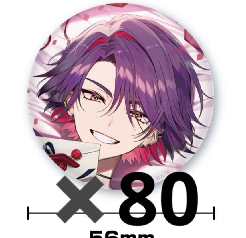 にじさんじ 渡会雲雀 誕生日グッズ2024 缶バッジ 80点 まとめ売り