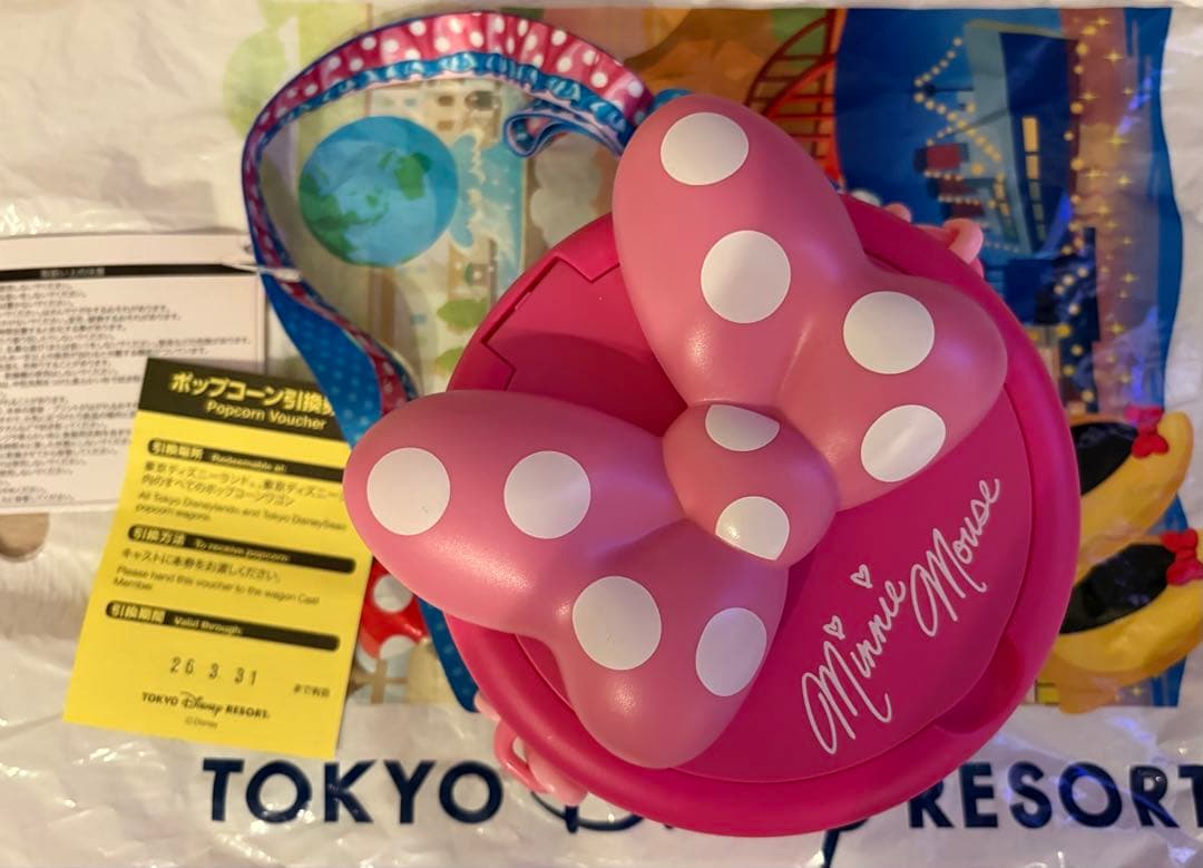 新品ミニーのファンダーランド♡ポップコーンバケット