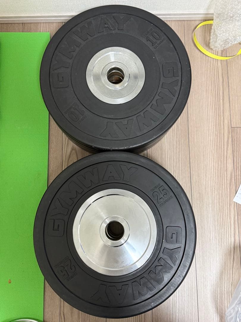 東京引き取り限定　GYMWAY ダンベルプレート　セット