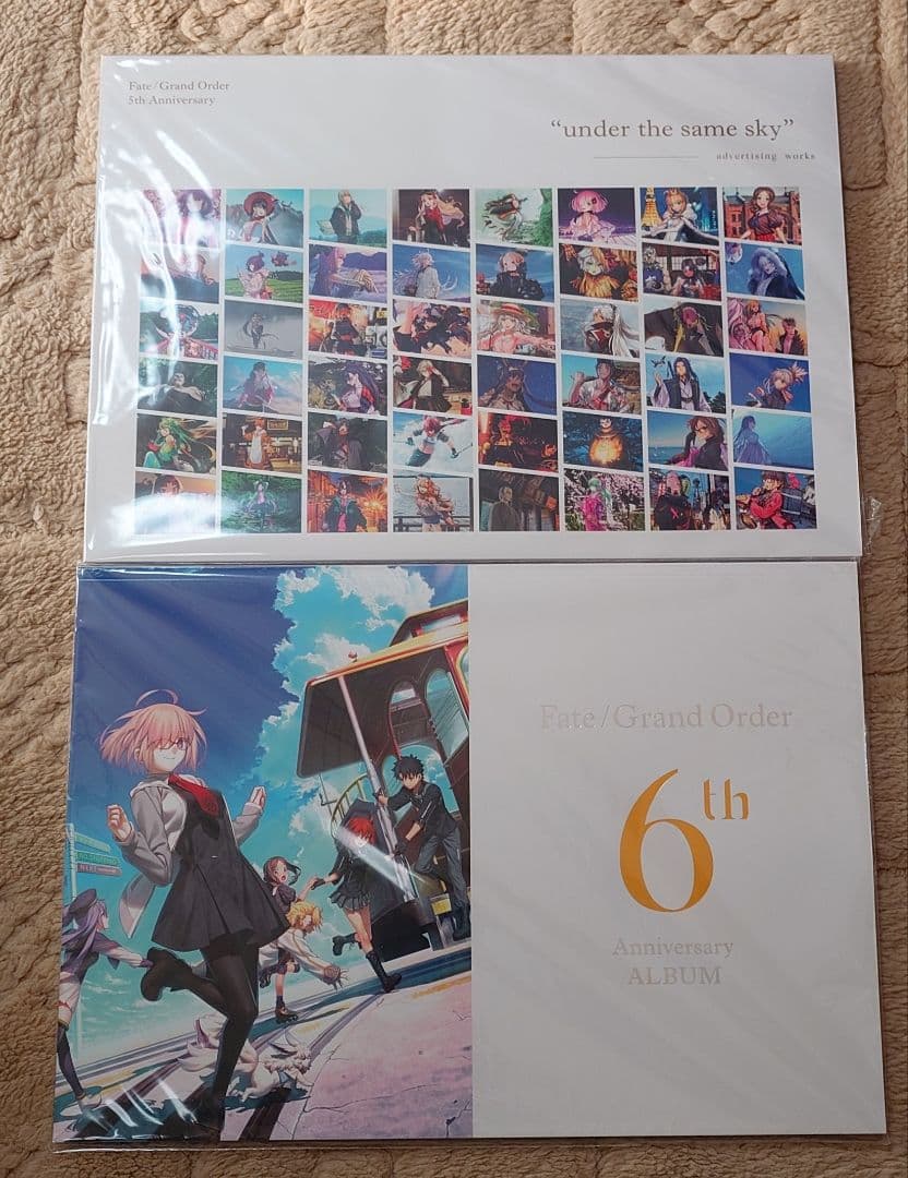 fgo 5周年　6周年　画集 FGO】6周年記念コンセプトイラストと録り下ろしボイス付きのイメージ