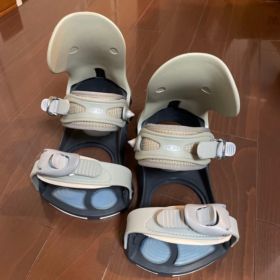 SALOMON スノーボードビンディング ベージュ
