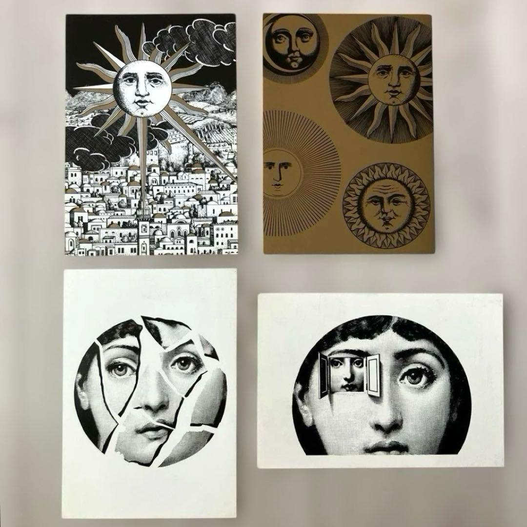 【匿名配送希少90's】Piero Fornasetti アート ハガキ 美術館 匿名配送希少90's】Piero Fornasetti アート ハガキ 美術館 - メルカリ