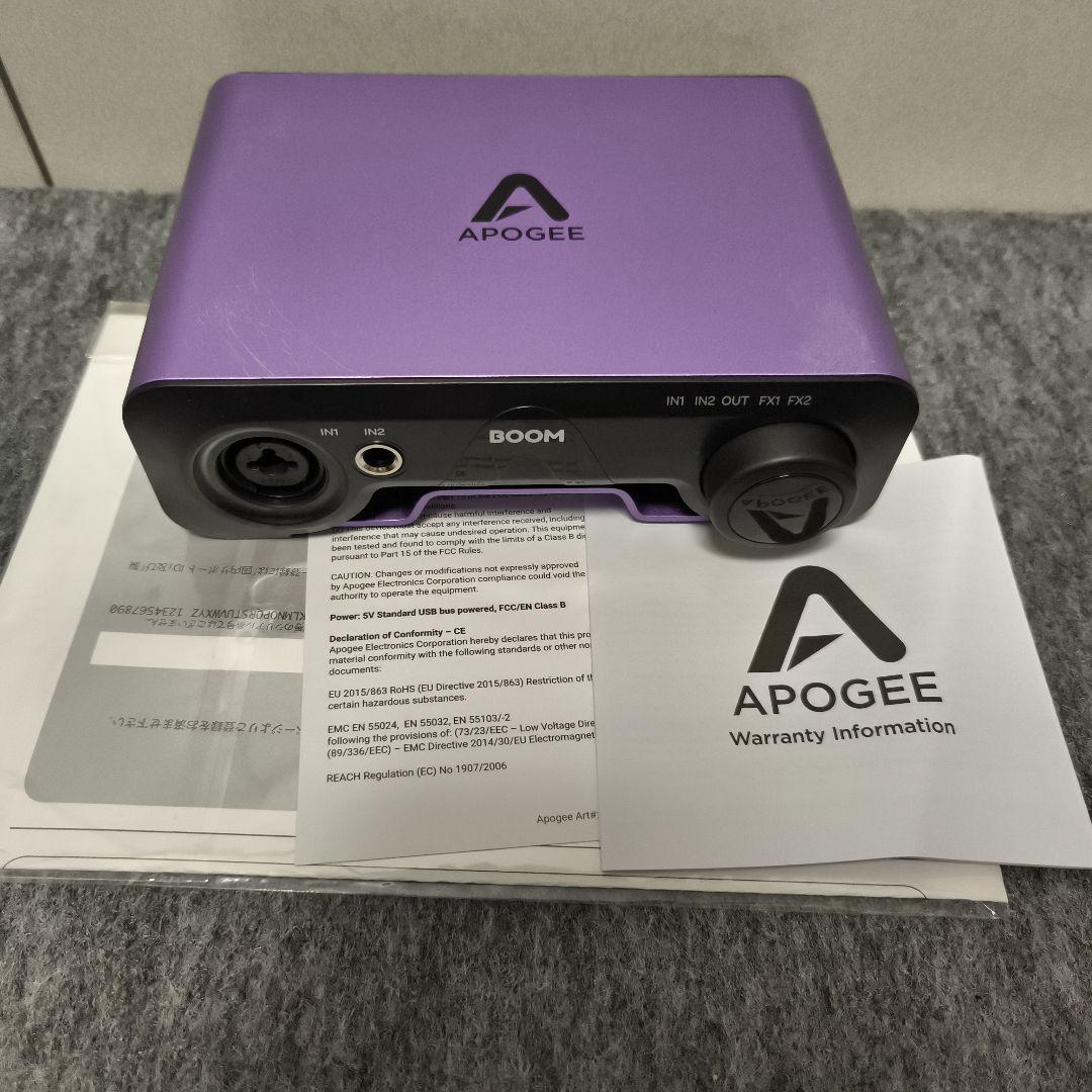 APOGEE BOOM USBオーディオインターフェイス