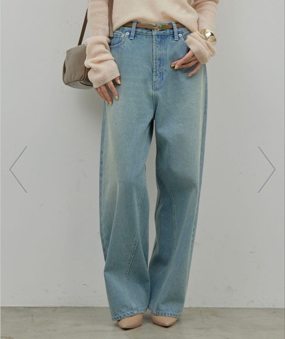 美品　ワイドデニム　GALLARDAGALANTE