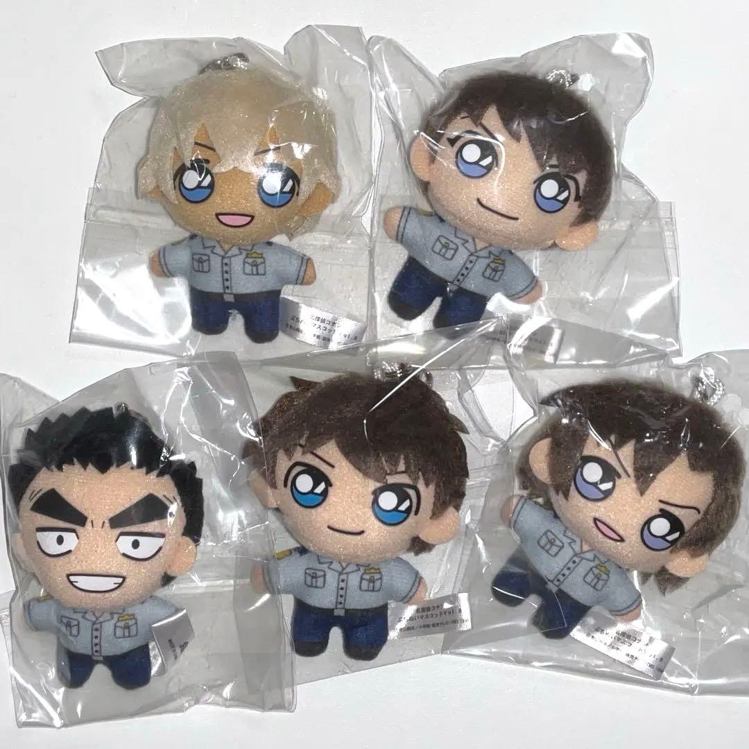 名探偵コナン　ぷちぬい　ぬいぐるみ　松田陣平　諸伏景光　萩原研二　降谷零　伊達航 名探偵コナン」アクリルストラップ新作とぷちぬいマスコット第8弾