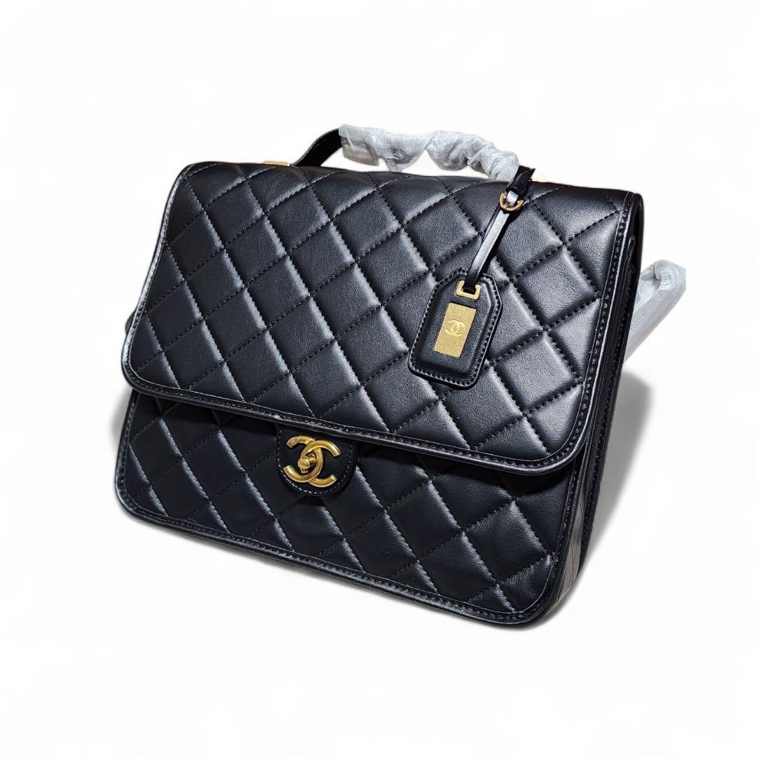 CHANEL　リュック　キルティング　黒　ノベルティ