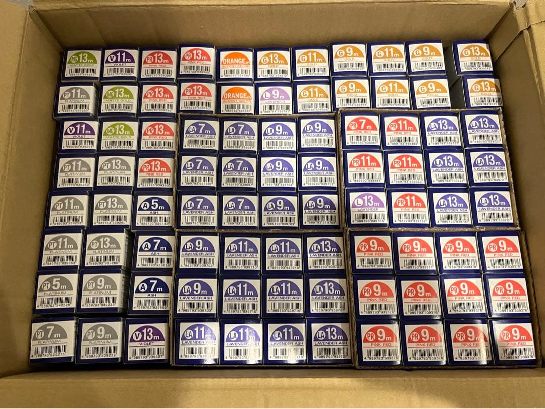 キャラデコカラー　88本　ミュゼリア 美容室　カラー剤 caradeco ナカノ キャラデコ ミュゼリア【レッド】80g カラー剤 ヘア