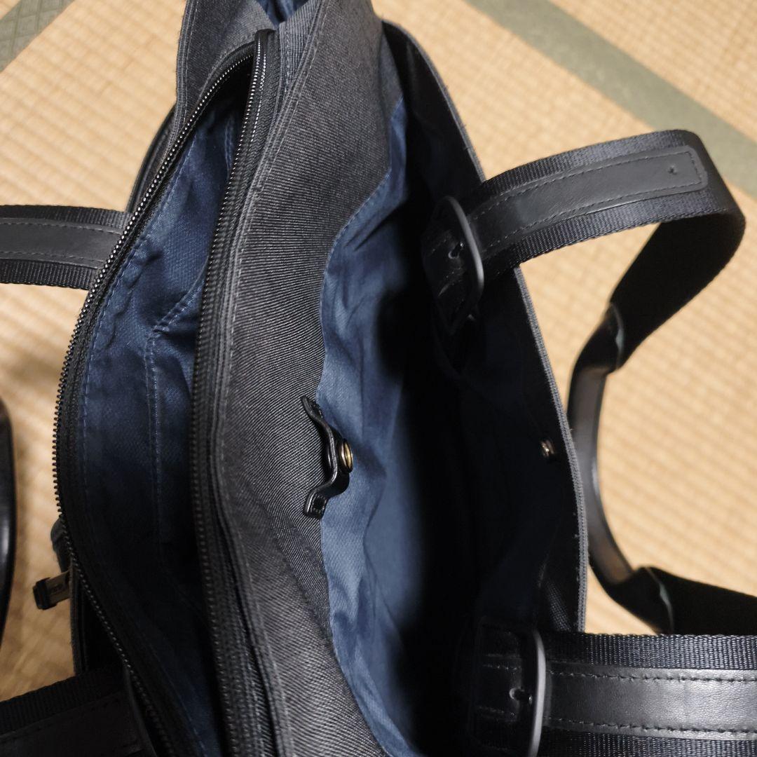 TUMI ALPHA コンパニオントートバッグ ネイビー×グレー - メルカリ