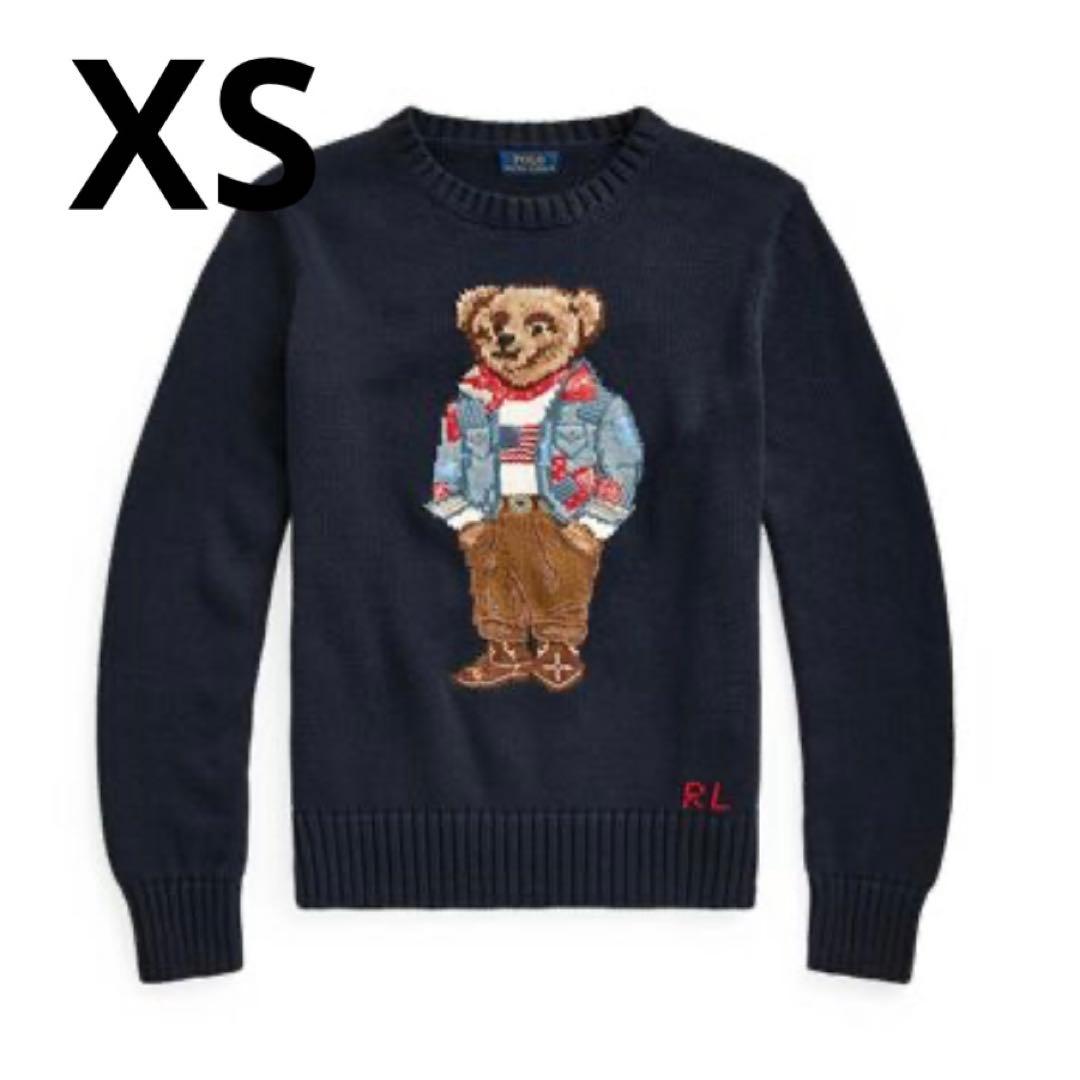 【美品】Polo Ralph Lauren ポロベア 刺繍セーター