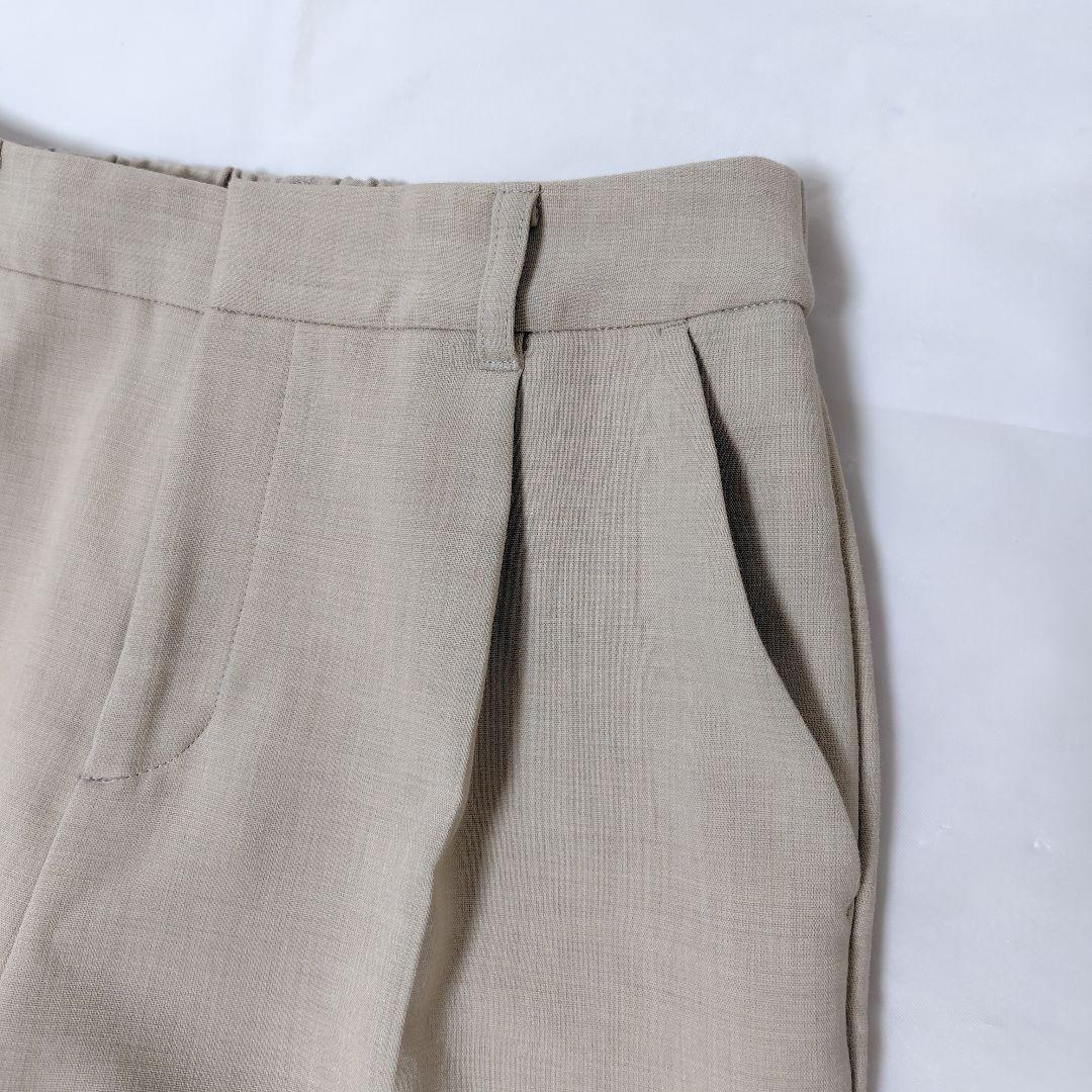 美品 INDIVI 洗える リバー 二重織 ノーカラー ジャケット