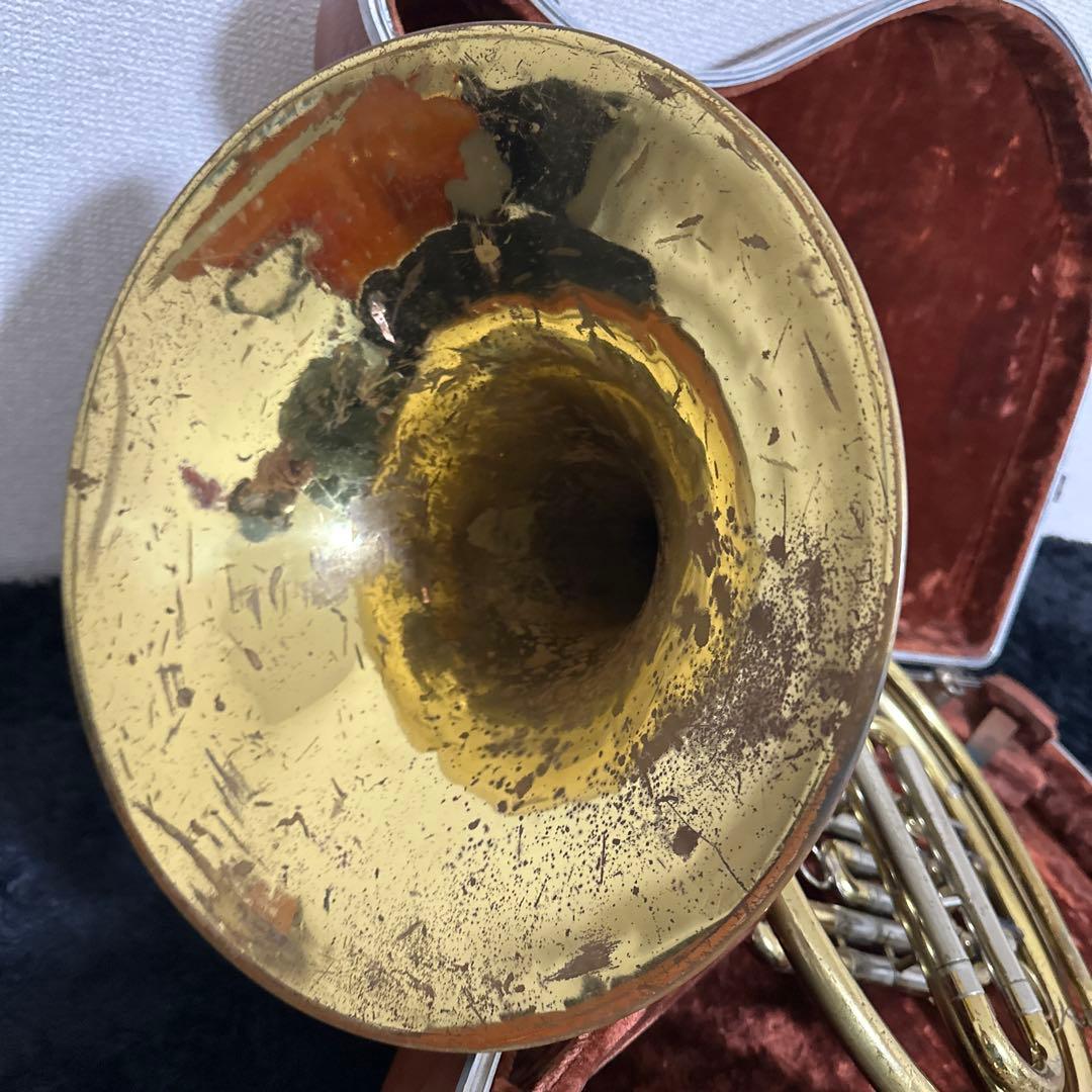 F.E.OLDS&SON ホルン 管楽器 ハードケース マウスピース付属