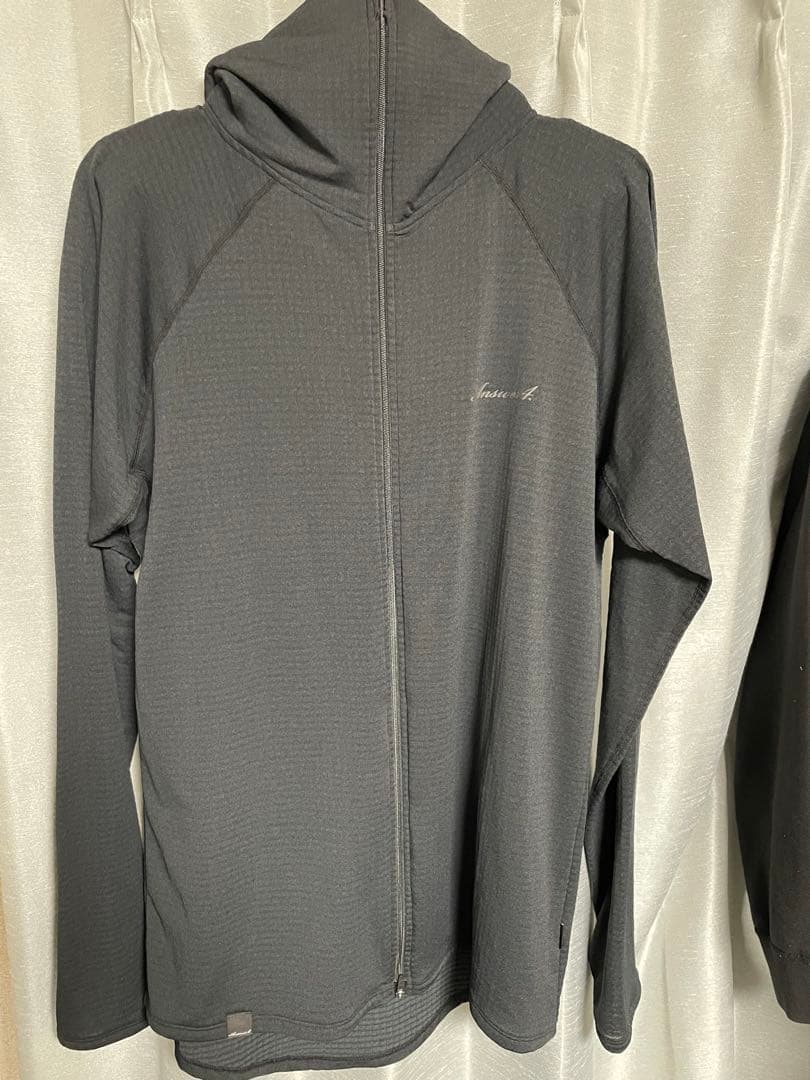 アンサー4 フーディ　ブラック　メンズLサイズ