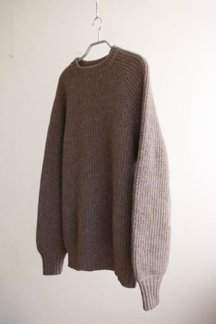 walenode ヤクウール片畦編みクルーネックセーター 1LDK - メルカリ