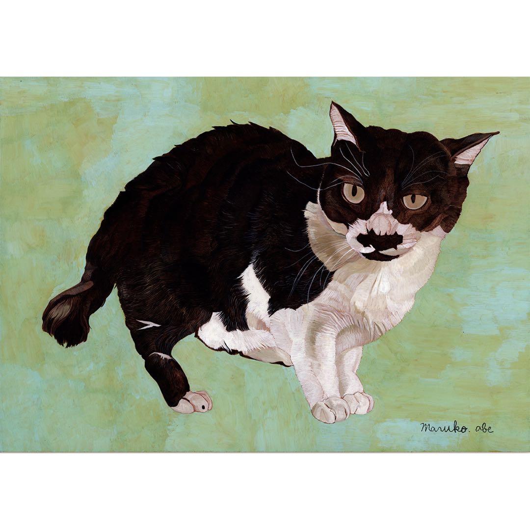 原画「ハッチ」《＋猫イラスト3枚無料プレゼント》猫イラスト - メルカリ