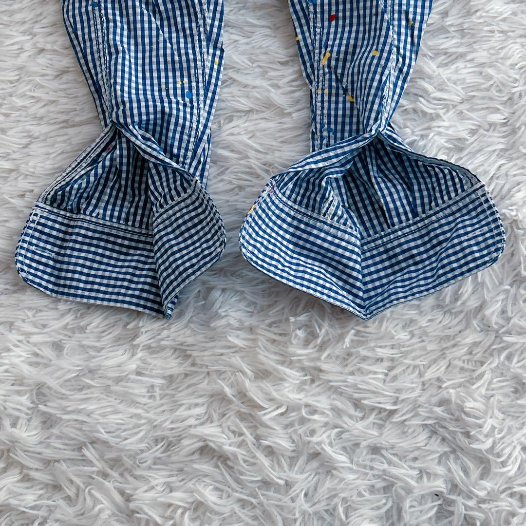 希少品✨ コムデギャルソンオム ペンキ加工 ギンガムチェックロング