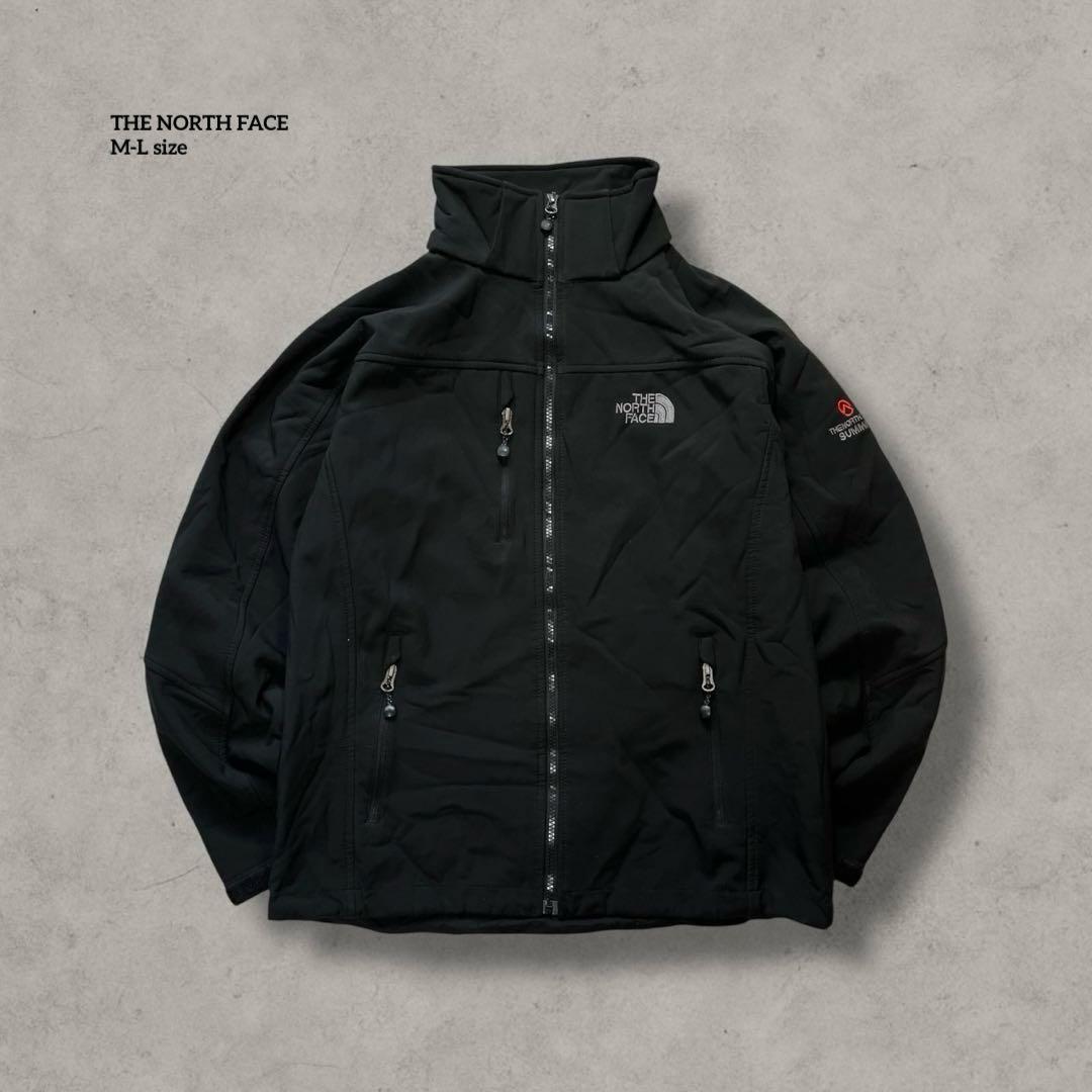 【エビフライ様】ザノースフェイスsummit サミットシリーズ ソフトシェル 黒