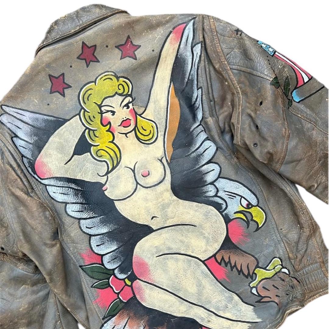 50s ハーレーダビットソン　ライダース　ジャケット