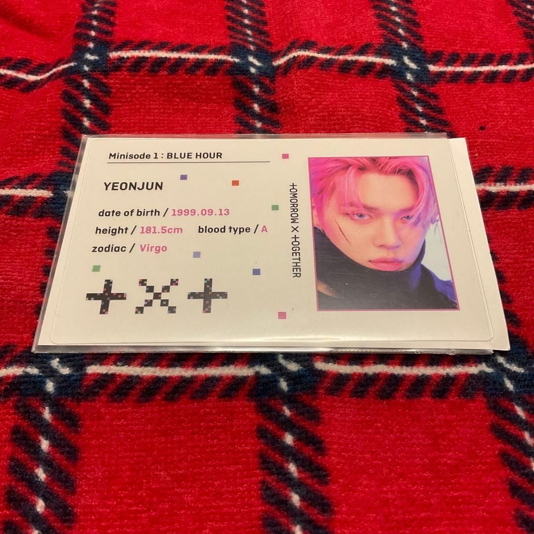 txt ヨンジュン トレカ クリアカードblue hour - メルカリ