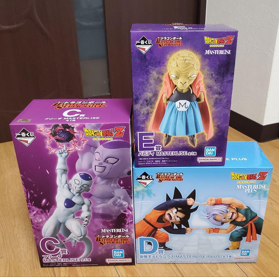 ドラゴンボール一番くじ　C賞　D賞　E賞 3体セット　+オマケ付き