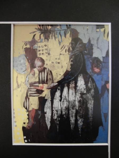 宮 いつき、ガーデン、希少な額装用画集より、美品、新品額装付