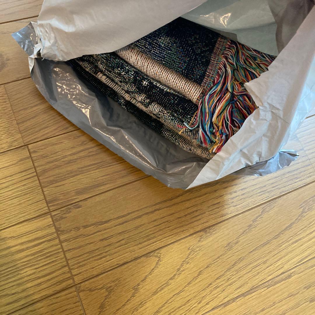 専用 ブランケットMarble Woven Throw Blanket - メルカリ