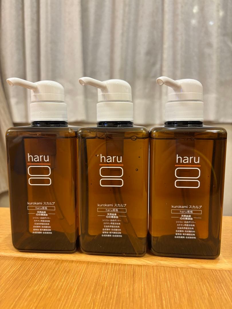 haru Kurokami Scalp シャンプー 400mL 3本セット