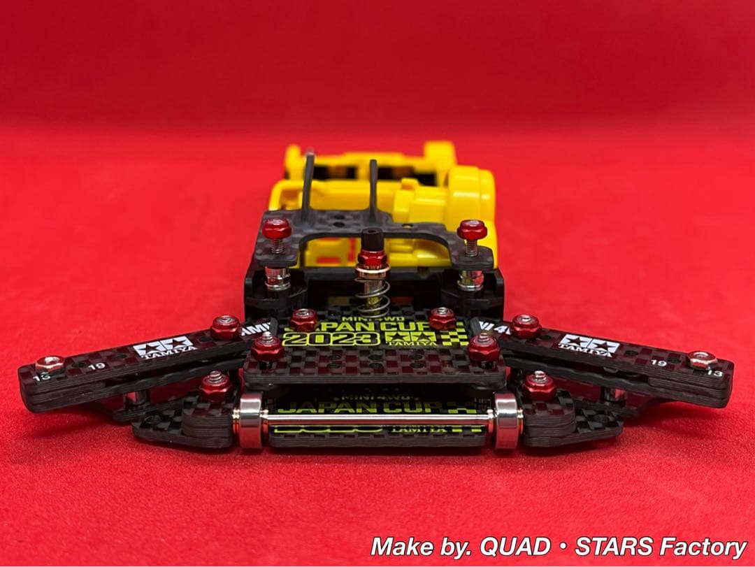 ミニ四駆・VZ用】1軸リヤアンカー＋リヤスキッド＋モーター押さえ＋A