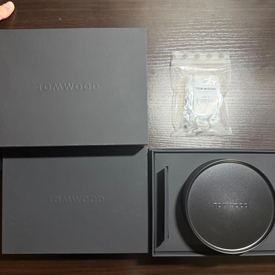 TOMWOOD カーブチェーンネックレスM