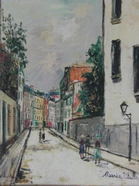 ユトリロ、モンマルトル、希少画集より、高級額付 - メルカリ