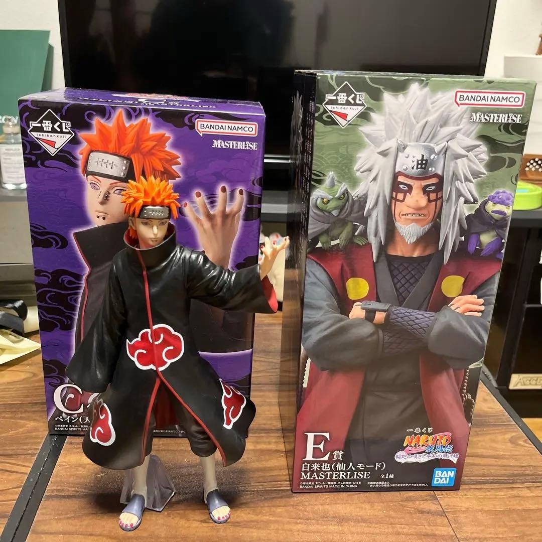 一番くじ　ナルト疾風伝　輪廻の嘆きと平和の懸け橋 C賞 E賞 フィギュアセット