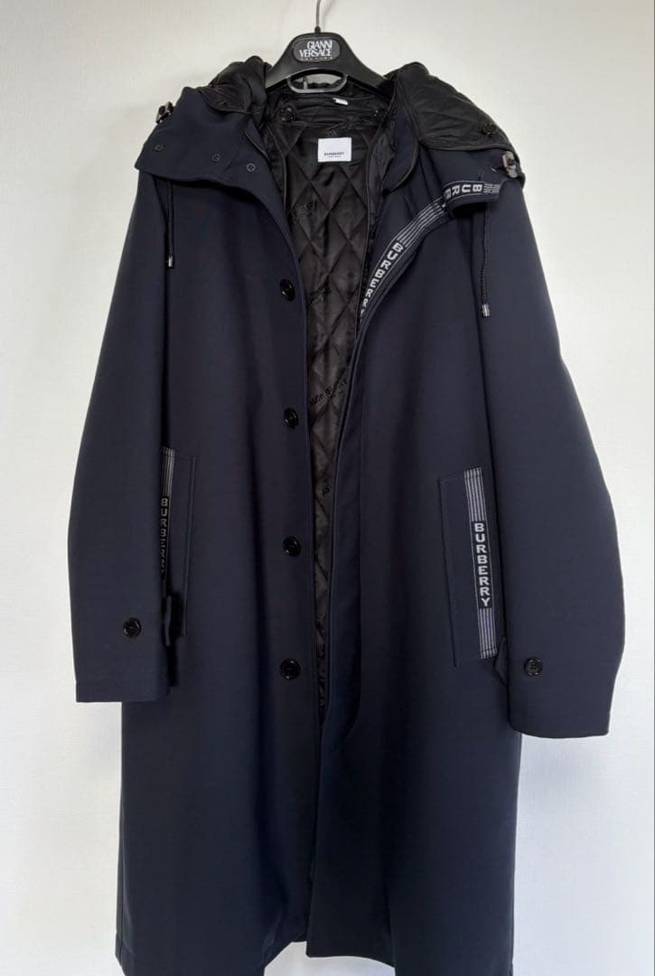 近年　美品 バーバリー BURBERRY コート ロゴ ライナー　メンズ