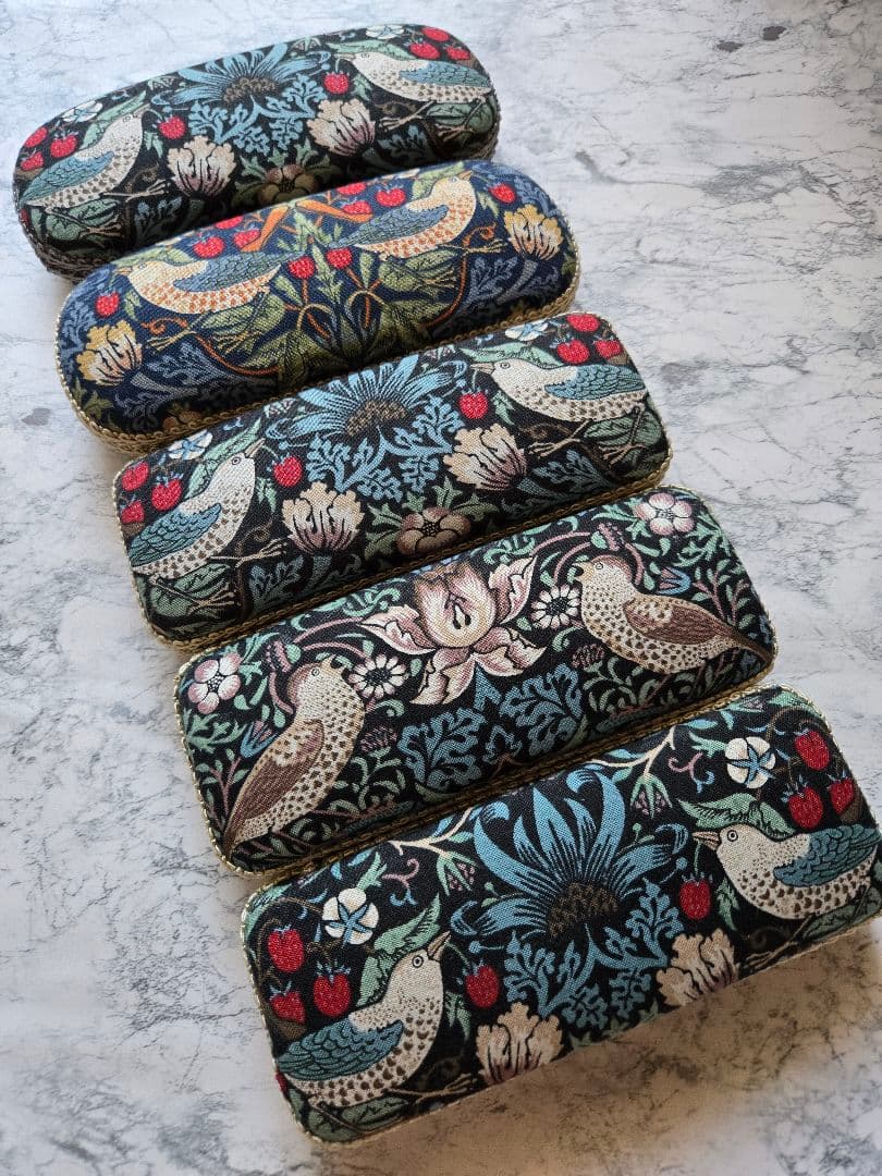 販売OK！ウィリアムモリスメガネケースまとめ売り7こセット