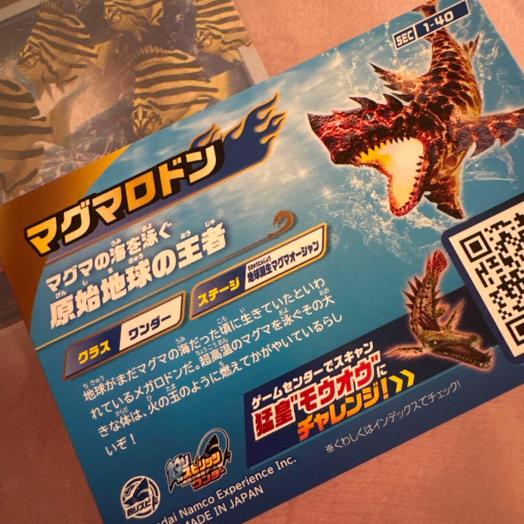 釣りスピリッツ ワンダー Vol.1 カードダス secret マグマロドン