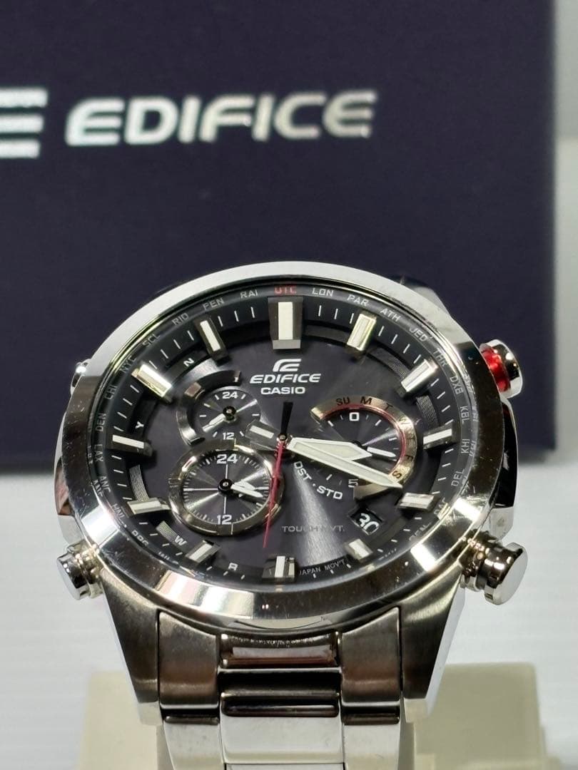 箱付・美品❗️CASIO・EDIFICE・EQW-T640−1AJF・電波ソーラー