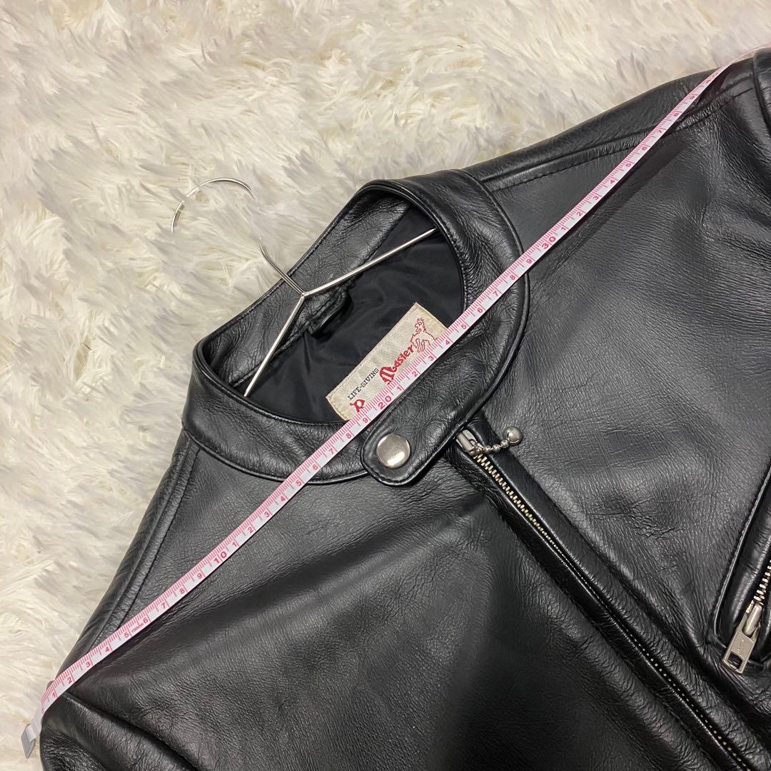 《美品珍品早い者勝ち》y'2 leatherシングルライダース本革リアルレザー