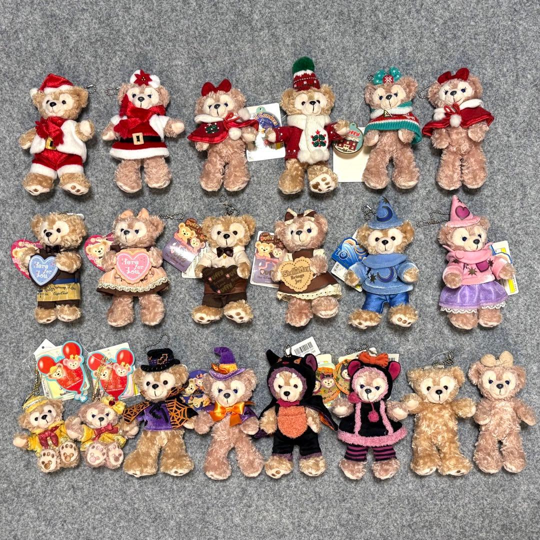 ディズニー ダッフィー シェリーメイ ぬいぐるみバッジ 20個セット　値下げ不可