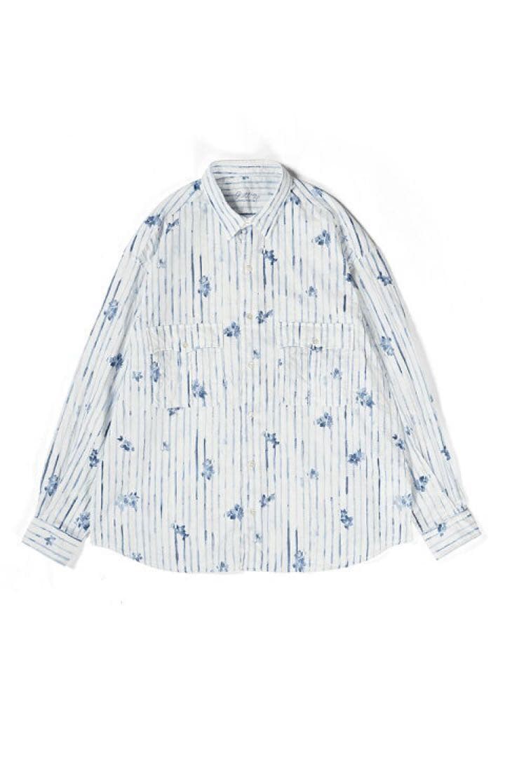 Porter Classic - ROLL UP 水彩 STRIPE SHIRT