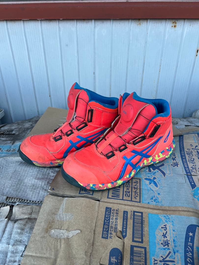 アシックス 安全靴 WINJOB CP304 マーブル 限定色